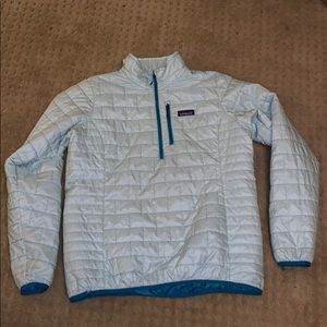 Ice blue patagonia pullover
